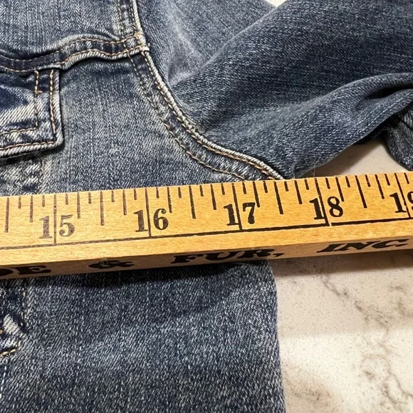 NWOT Amalli Talli Women's Denim Jacket Classic Blue Jean Jacket Size S Tall - Picture 7 of 8